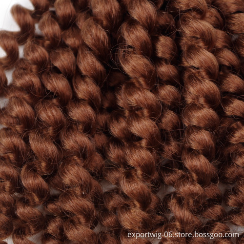 High Quality Good Soft Crochet Wholesale Curling Wave Wand Curl Crochet hair Wand Curling Wand Curl Braiding hair Synthetic